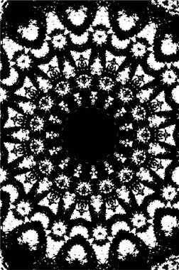 Süslü kaleydoskopik tek renkli arkaplan