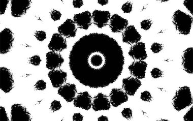 Süslü kaleydoskopik tek renkli arkaplan