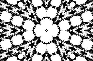 Kaleydoskopik desenli tek renkli dekoratif arkaplan 