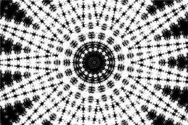 Dekoratif siyah beyaz arka plan. Mandala deseni.
