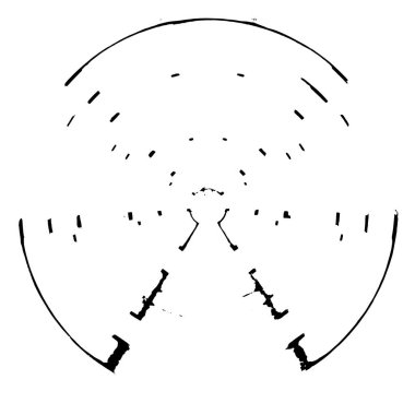 Çember Grunge Üzüntülü Boya Arkaplan Dokusunu