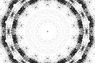 Dekoratif siyah beyaz arka plan. Mandala deseni.