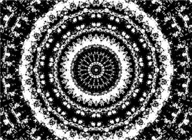 Soyut geometrik şekilli kusursuz siyah ve beyaz desenler