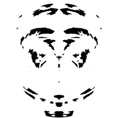 Grunge dokusu siyah beyaz. Soyut nokta izole edildi