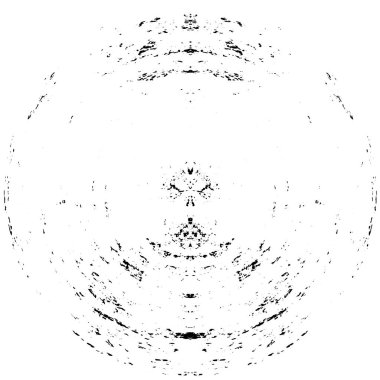 Grunge dokusu siyah beyaz. Soyut nokta izole edildi