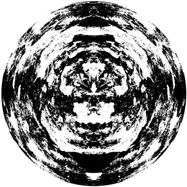 Fırça darbesi ve doku. Beyaz arkaplandaki Smear fırçası.