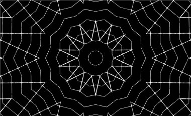 Kaleydoskopik desenli tek renkli süslemeli arkaplan