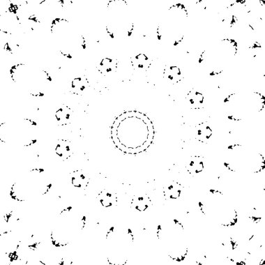 Geometrik şekillerden yaratılan mozaik soyut doku