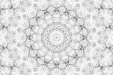 Soyut geometrik şekilli kusursuz siyah ve beyaz desenler