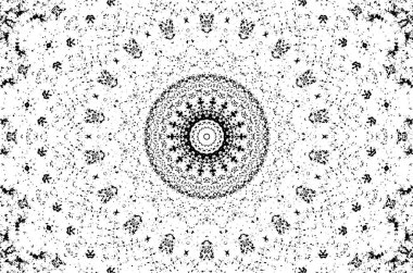 Soyut geometrik şekilli kusursuz siyah ve beyaz desenler