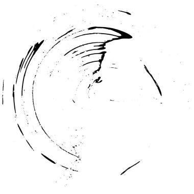 siyah ve beyaz grunge yuvarlak desen 