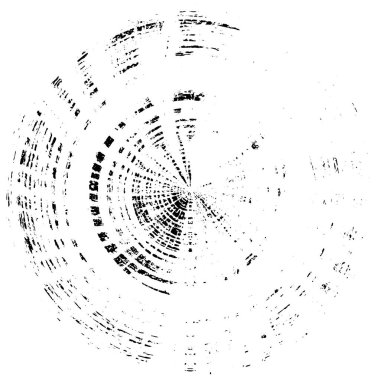 siyah ve beyaz grunge yuvarlak desen 