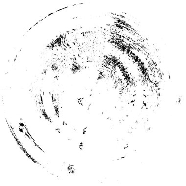 siyah ve beyaz grunge yuvarlak desen 