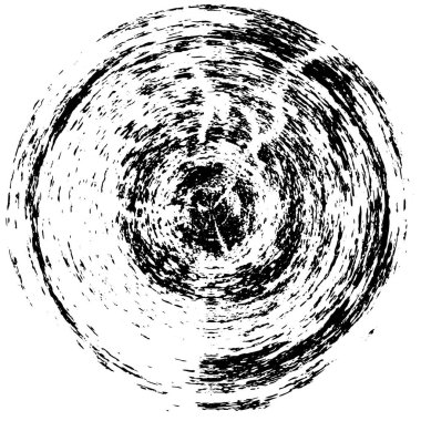 siyah ve beyaz grunge yuvarlak desen 