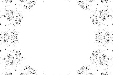 Dekoratif siyah beyaz arka plan. Mandala deseni.