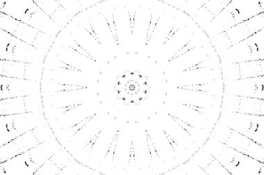Dekoratif siyah beyaz arka plan. Mandala deseni.