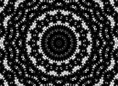 Kaleydoskopik desenli tek renkli süslemeli arkaplan