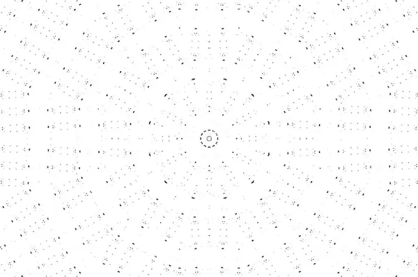 Arrière Plan Ornemental Noir Blanc Modèle Mandala — Image vectorielle