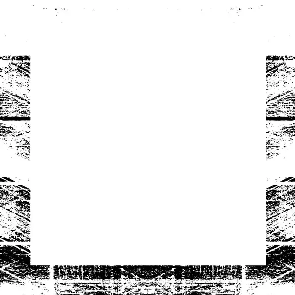 Marco Grunge Abstracto Plantilla Fondo Blanco Negro — Vector de stock