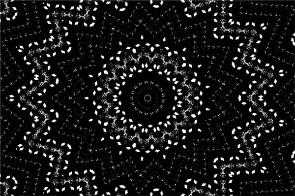 Dekoratif siyah beyaz arka plan. Mandala deseni.