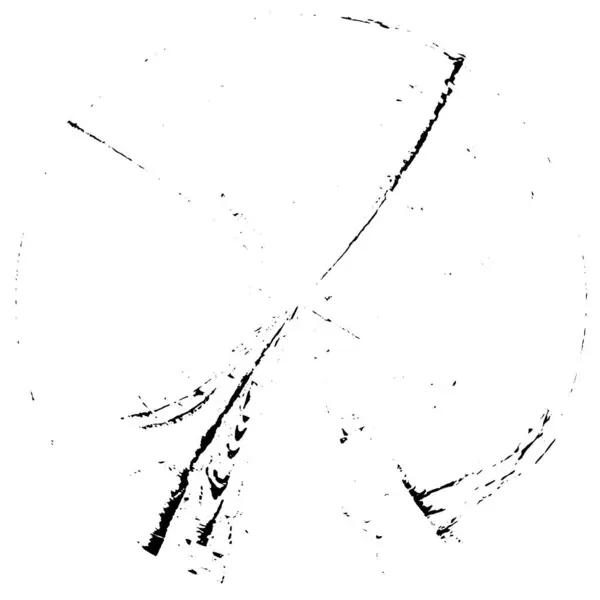 Vintage Fond Rond Noir Blanc — Image vectorielle