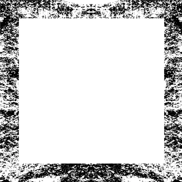 Fond Noir Blanc Avec Cadre Grunge — Image vectorielle