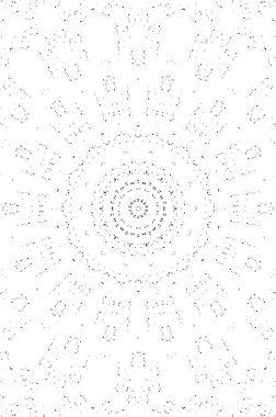 Siyah ve beyaz süslemeli arka plan. Mandala deseni.