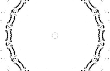 Soyut geometrik şekilli kusursuz siyah ve beyaz desenler