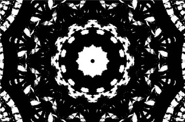 Süslü kaleydoskopik tek renkli arkaplan