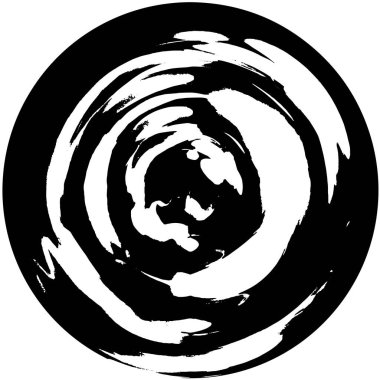 Siyah ve Beyaz Karmaşık Tek Renkli Örnekler, Soyut Gölgeler ve Küre içindeki Beyaz Gürültü