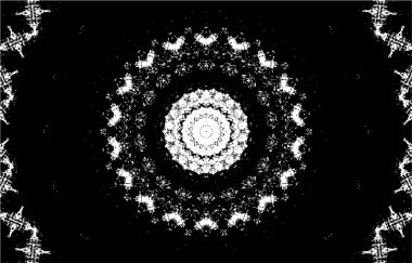 Soyut geometrik şekilli kusursuz siyah ve beyaz desenler