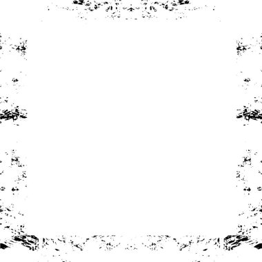 Grunge çerçeve ile siyah beyaz arkaplan.