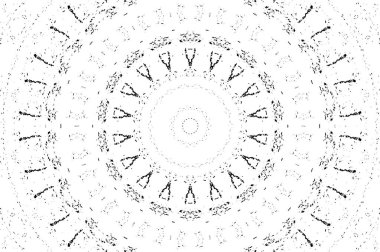 Soyut geometrik şekilli kusursuz siyah ve beyaz desenler