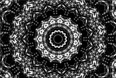 Süslü kaleydoskopik tek renkli arkaplan