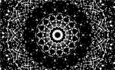 Süslü kaleydoskopik tek renkli arkaplan