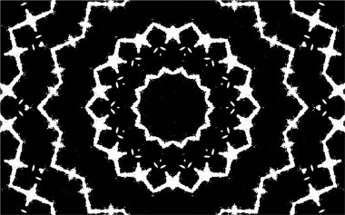 Kaleydoskopik desenli tek renkli süslemeli arkaplan