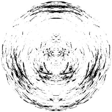 siyah ve beyaz yuvarlak arkaplan grunge dokusu