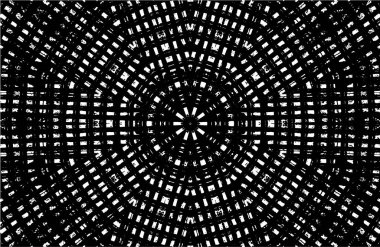 Dekoratif siyah beyaz arka plan. Mandala deseni.