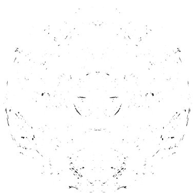 siyah ve beyaz yuvarlak fırça desenli arka plan