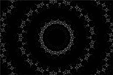 Dekoratif siyah beyaz arka plan. Mandala deseni.