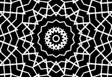 Süslü kaleydoskopik tek renkli arkaplan