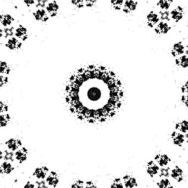 Süslü kaleydoskopik tek renkli arkaplan