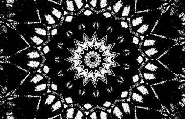 Süslü kaleydoskopik tek renkli arkaplan