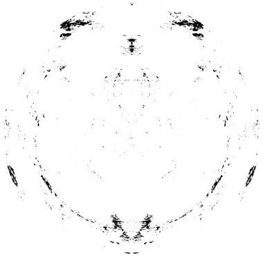 siyah ve beyaz yuvarlak fırça desenli arka plan