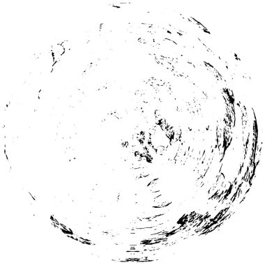 Siyah Grunge Yuvarlak Düzen Beyaz Arkaplan 'da izole edildi. Mürekkep Sıçratma Tasarımı 