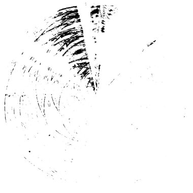 Beyaz Arkaplanda Soyut Sıkıntı Dokulu Siyah Desen