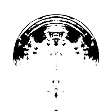 Siyah ve beyaz grunge vektör çizgisi arkaplanı görüldü. Soyut illüstrasyon arka planı.