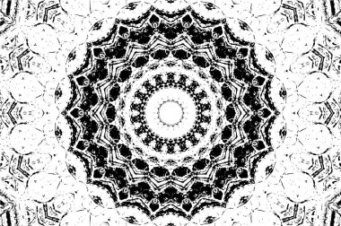 Kusursuz süs arka planı. Mandala deseni.