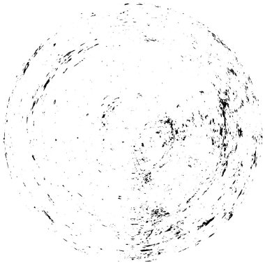 Fırçalanmış Radikal Soyut Tehlike Dokusu, Siyah ve Beyaz 