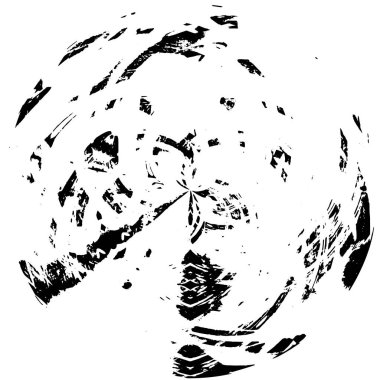 soyut yuvarlak siyah desenli arkaplan